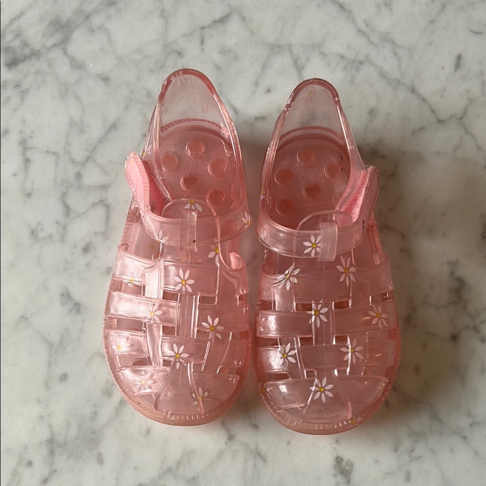 Baby Gap Pink Jelly Kids Sandals size 6